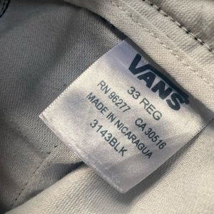 Vans - men’s black denim pants